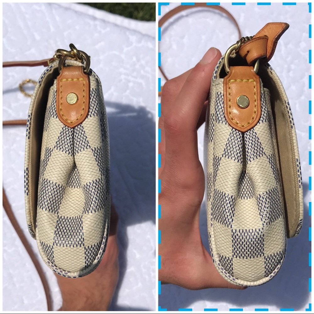 Sold! Louis Vuitton Favorite Damier Azur Crossbody - Picture 3 of 8